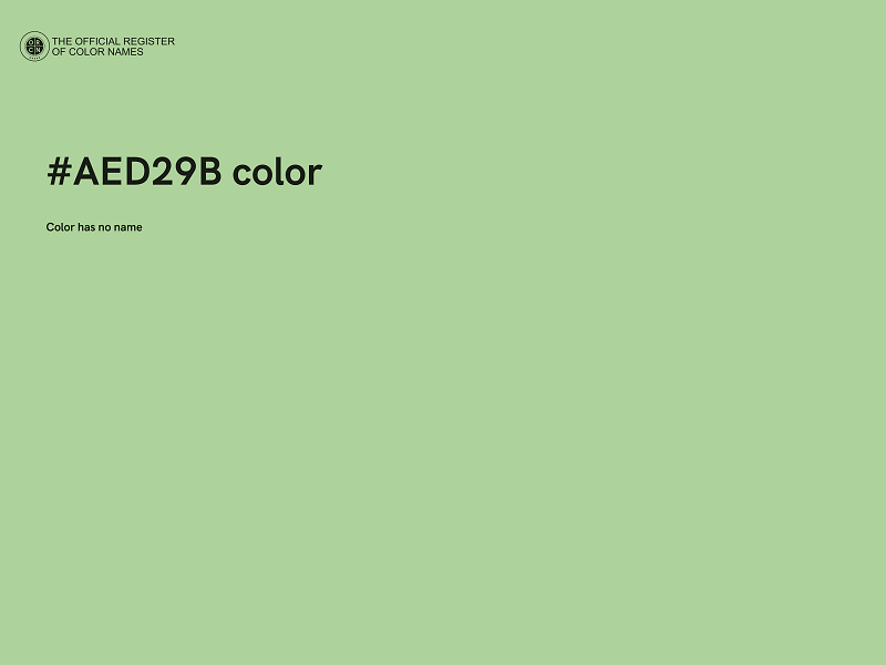 #AED29B color image