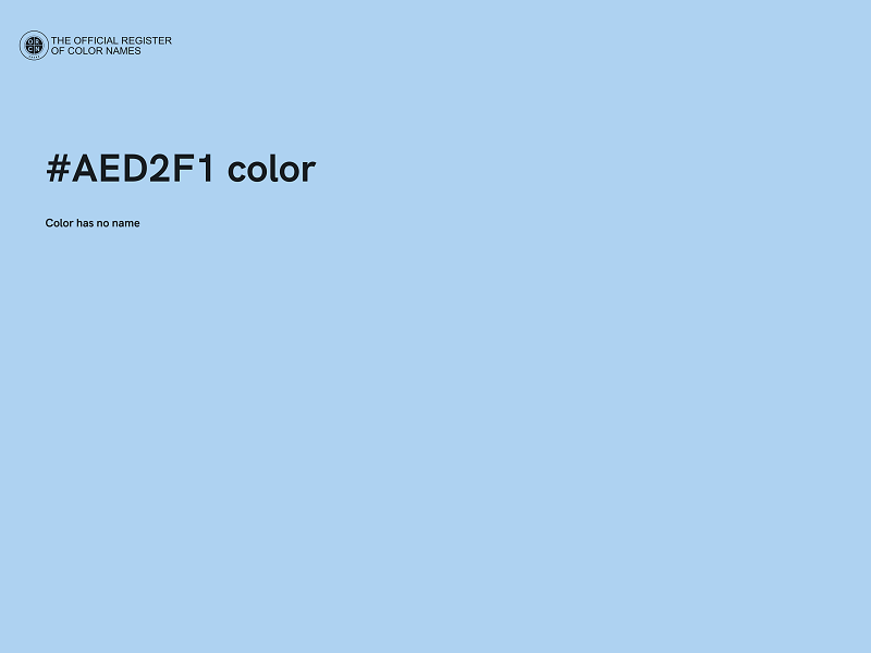 #AED2F1 color image