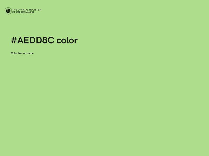 #AEDD8C color image