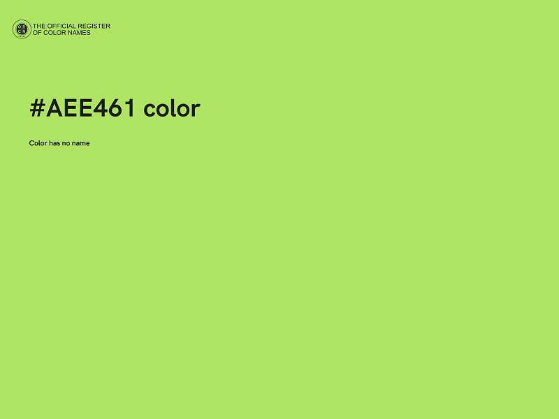 #AEE461 color image