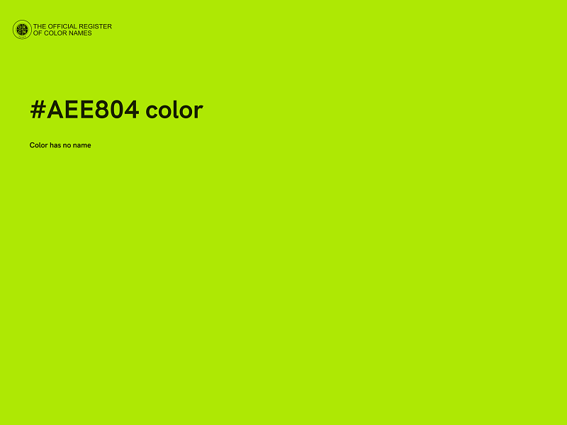 #AEE804 color image