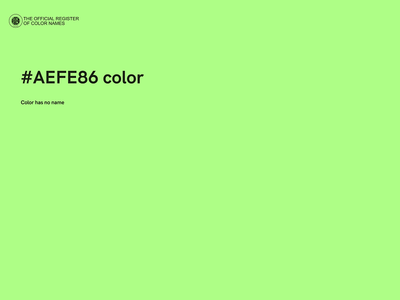 #AEFE86 color image