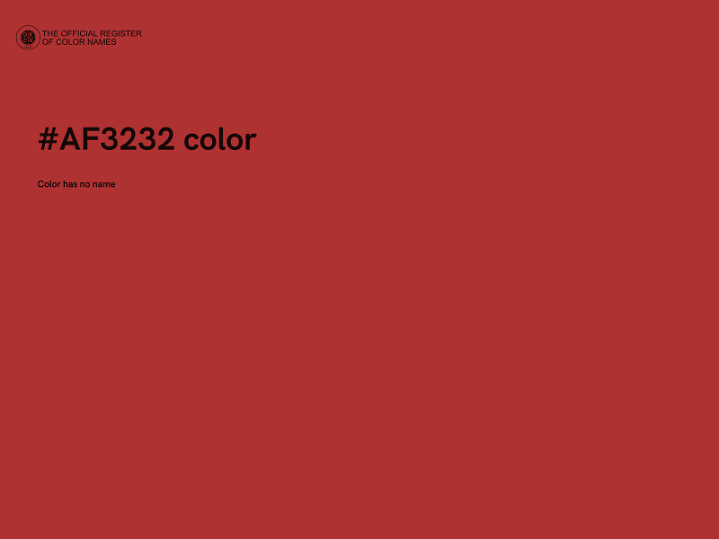 #AF3232 color image