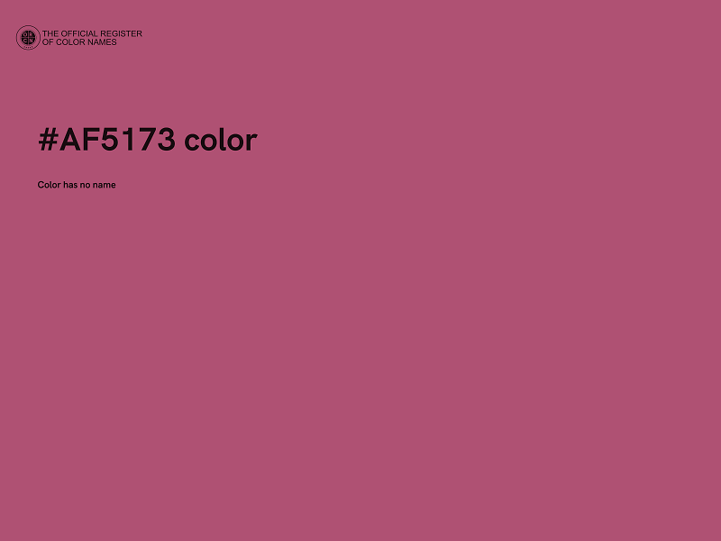 #AF5173 color image