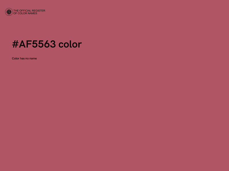 #AF5563 color image