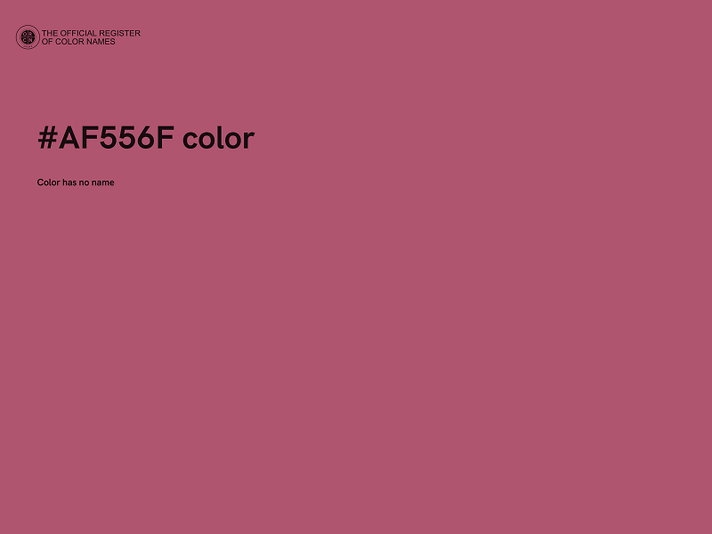 #AF556F color image