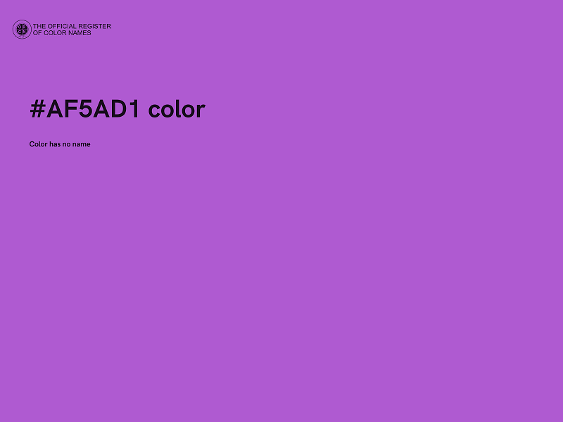 #AF5AD1 color image