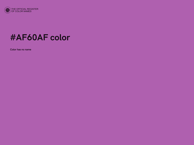 #AF60AF color image