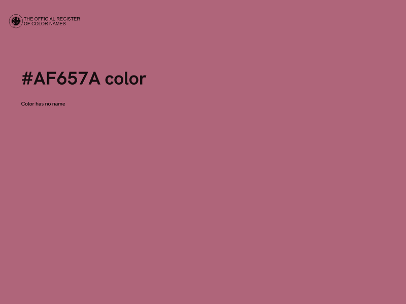 #AF657A color image