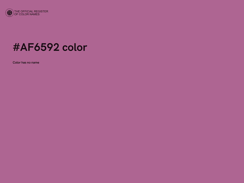 #AF6592 color image