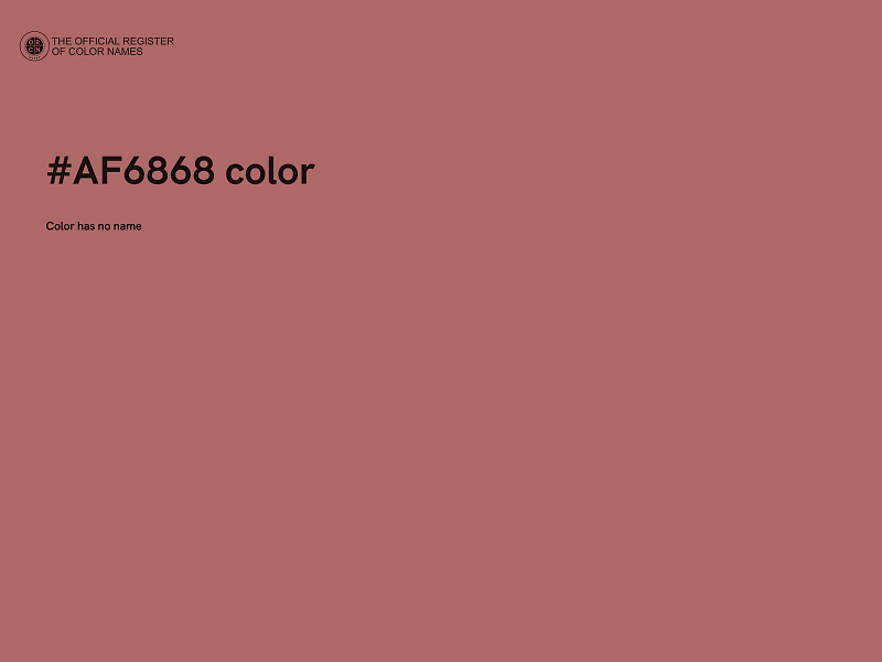 #AF6868 color image