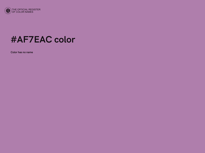 #AF7EAC color image