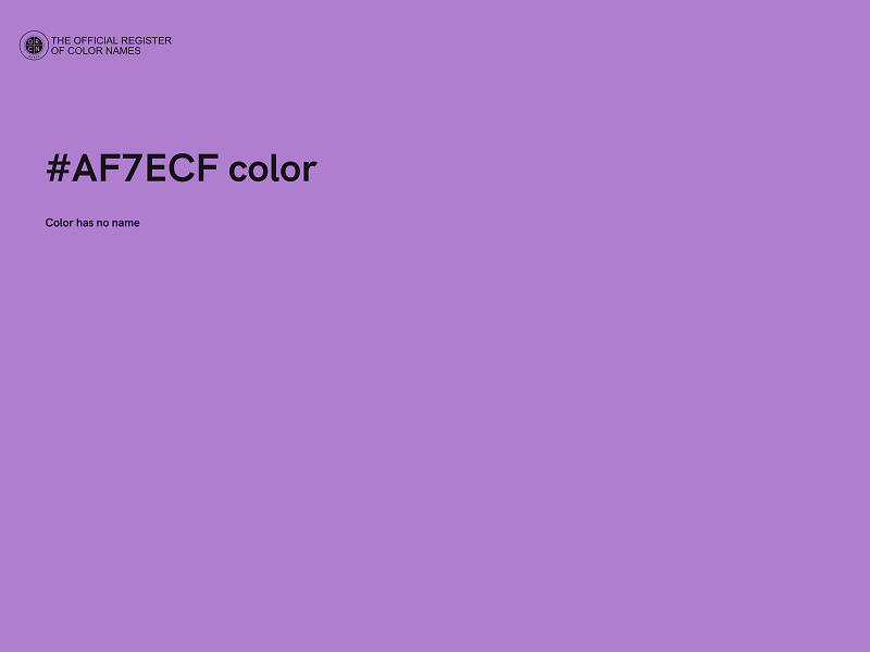 #AF7ECF color image