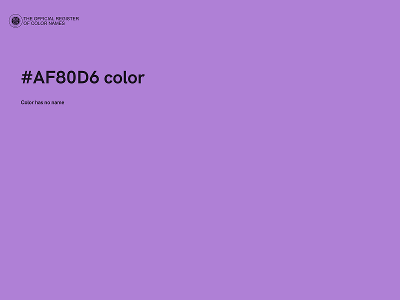 #AF80D6 color image