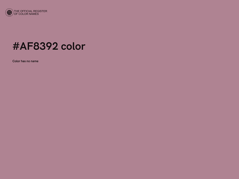 #AF8392 color image