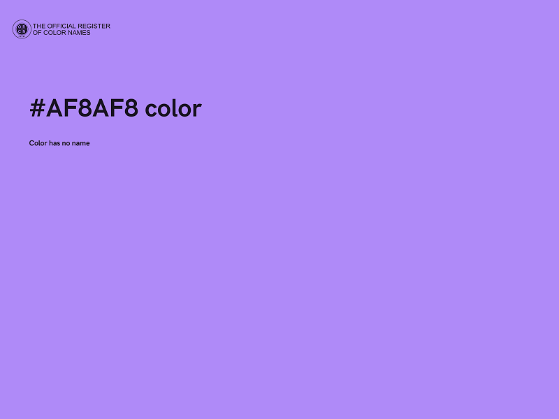 #AF8AF8 color image