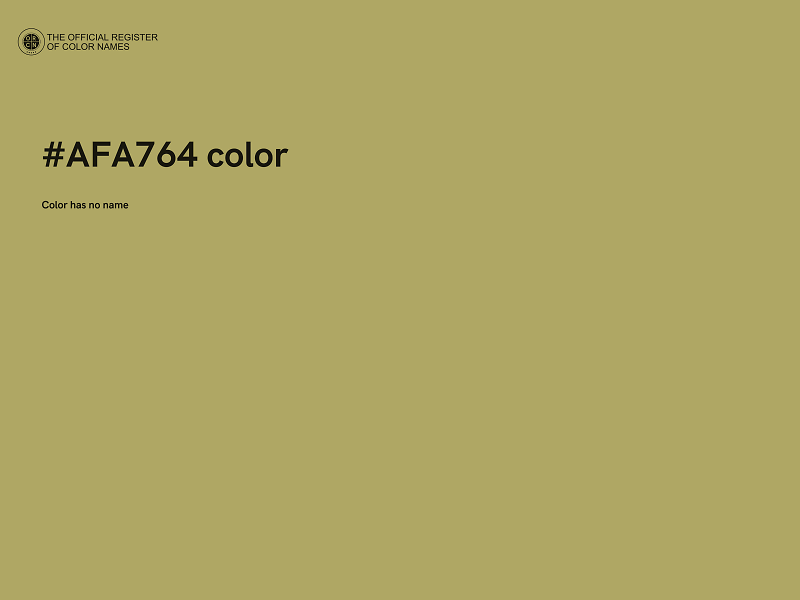 #AFA764 color image