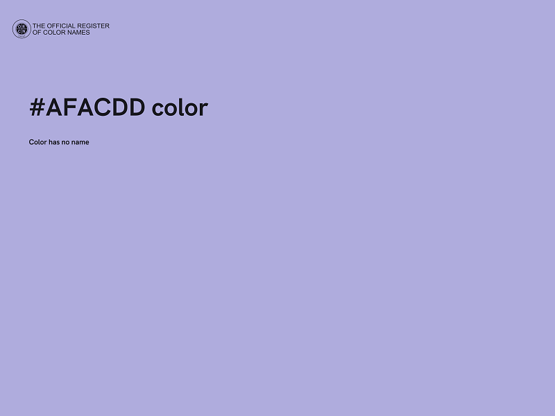 #AFACDD color image