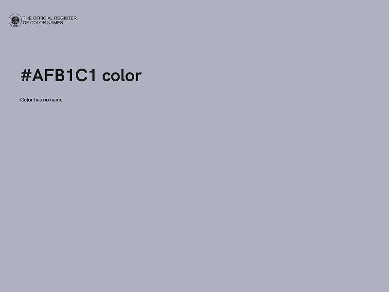 #AFB1C1 color image