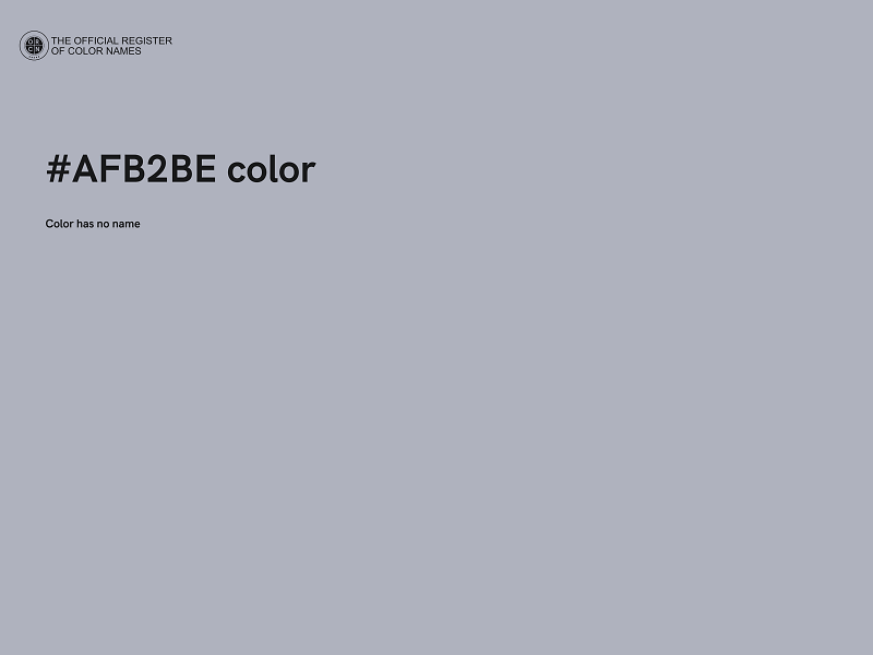 #AFB2BE color image