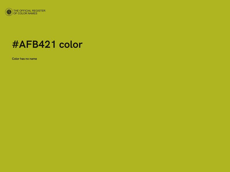 #AFB421 color image