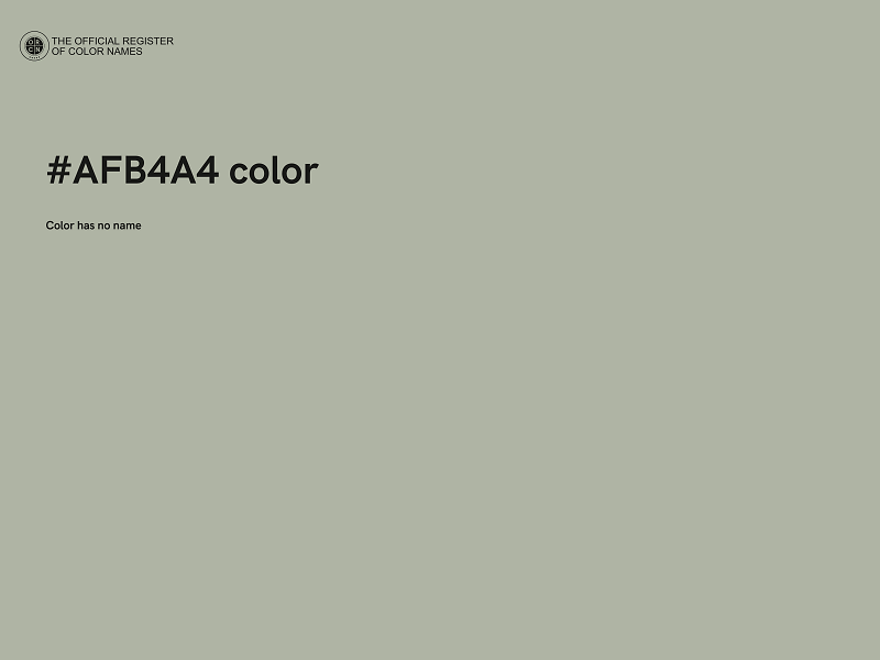 #AFB4A4 color image