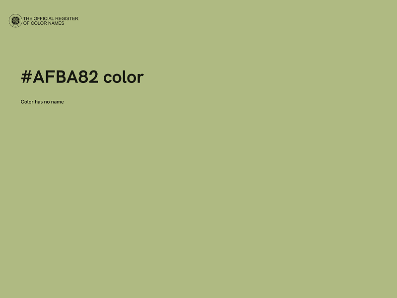 #AFBA82 color image