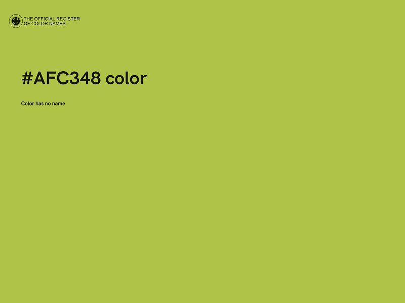 #AFC348 color image