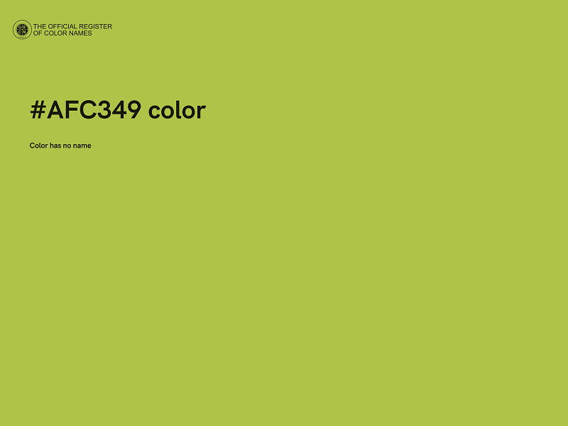 #AFC349 color image