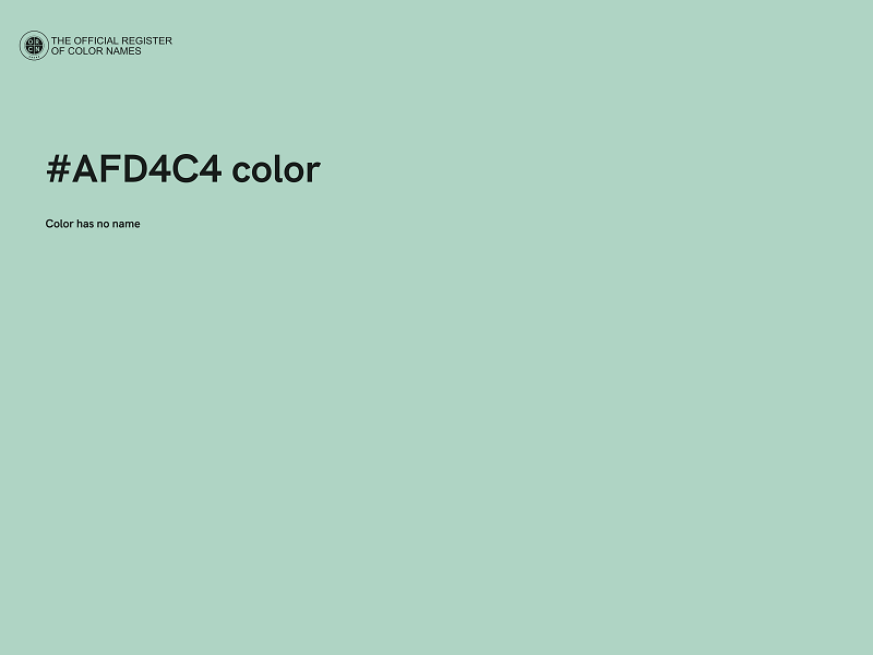 #AFD4C4 color image