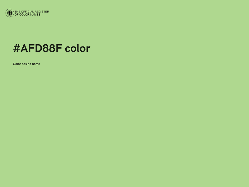 #AFD88F color image