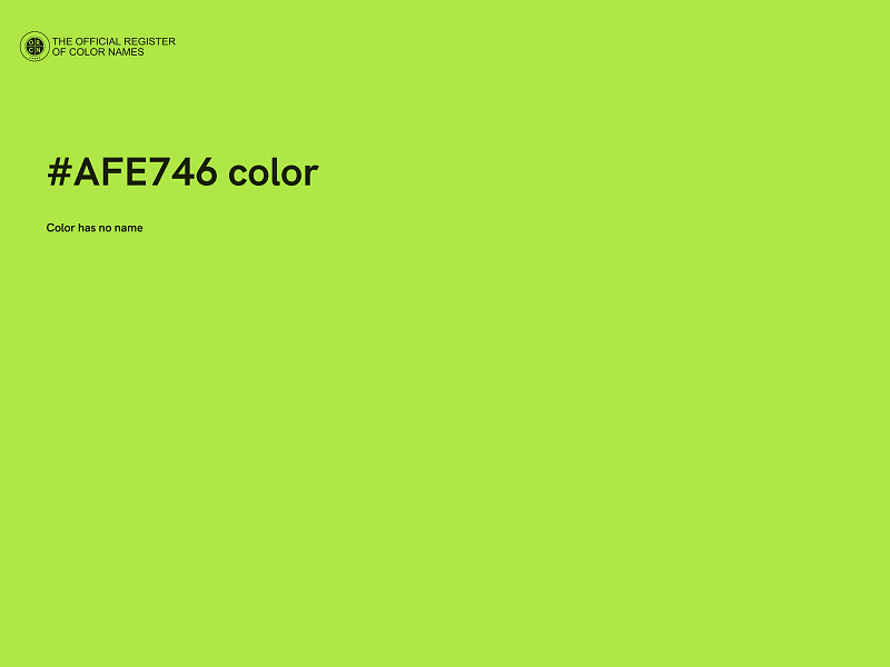 #AFE746 color image