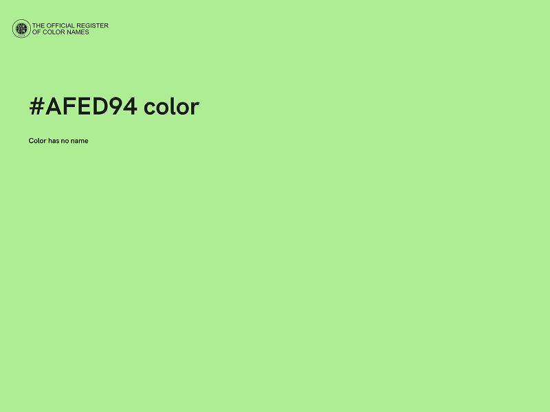 #AFED94 color image