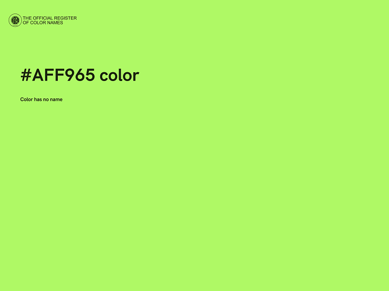 #AFF965 color image