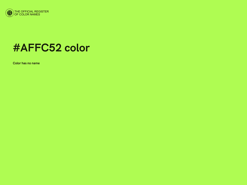 #AFFC52 color image