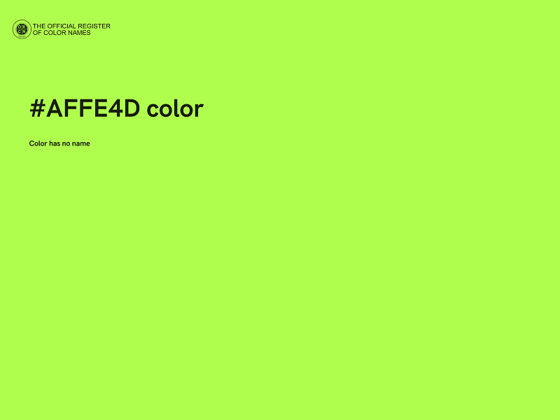 #AFFE4D color image