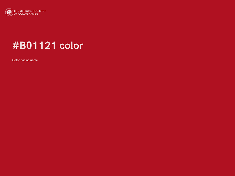 #B01121 color image