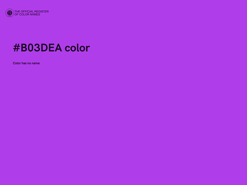 #B03DEA color image