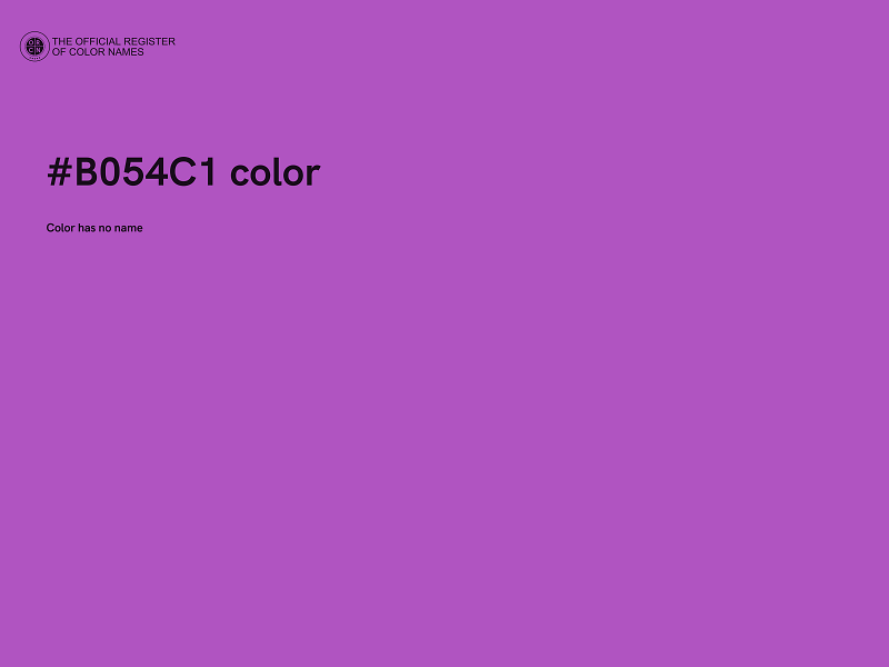 #B054C1 color image