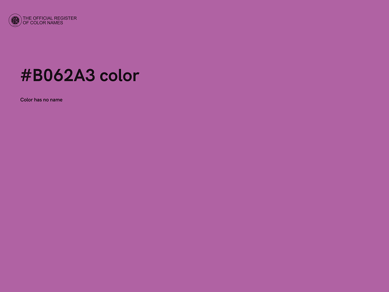 #B062A3 color image