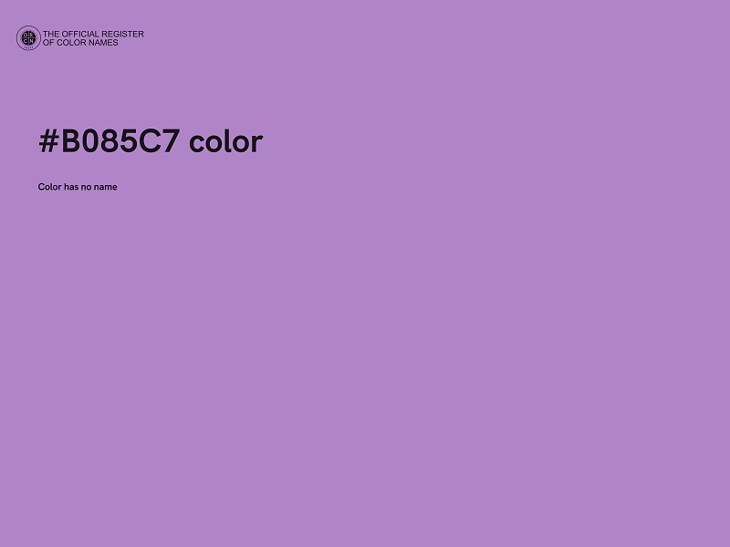 #B085C7 color image