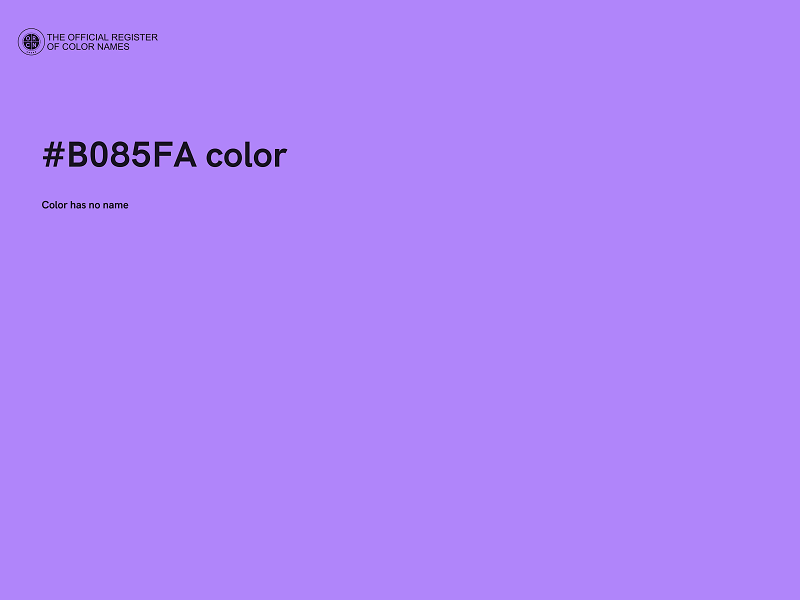 #B085FA color image