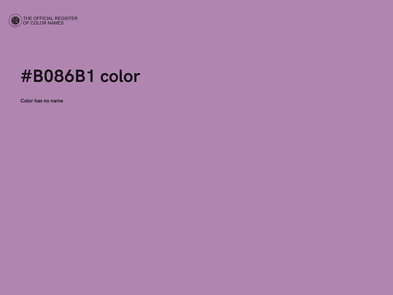 #B086B1 color image