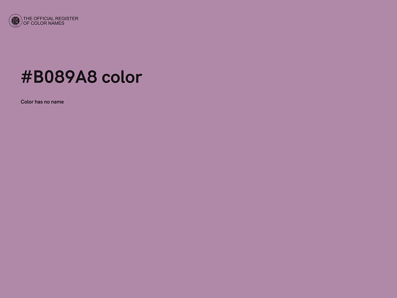 #B089A8 color image