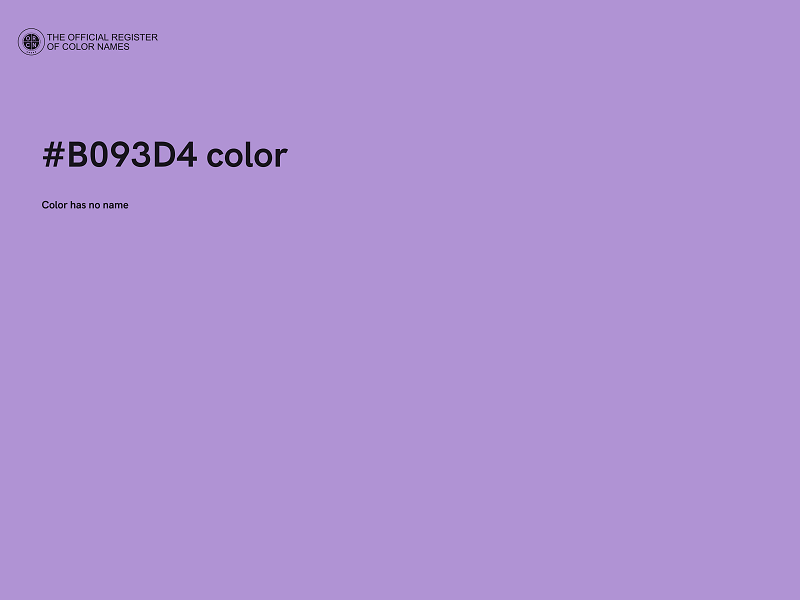 #B093D4 color image