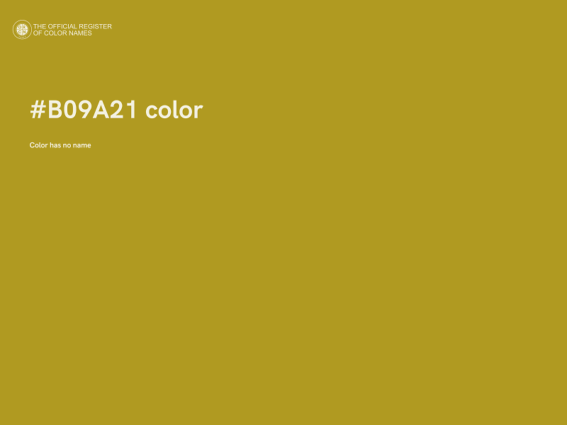 #B09A21 color image