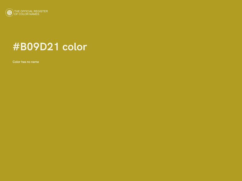 #B09D21 color image