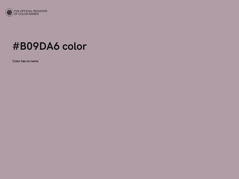 #B09DA6 color image