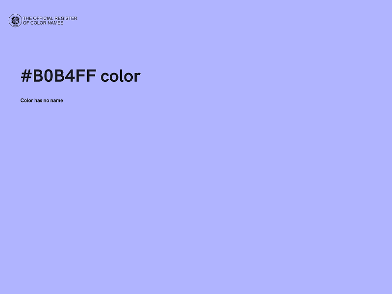 #B0B4FF color image