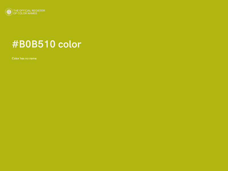 #B0B510 color image